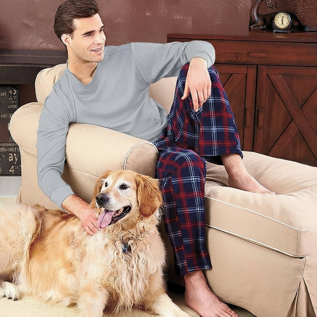 4-Pc. Thermal and Fleece Pajama Sets