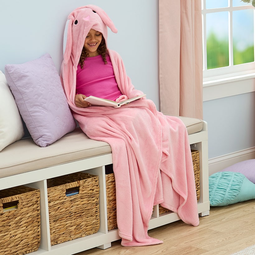 Kids' Character Hooded Fleece Throw