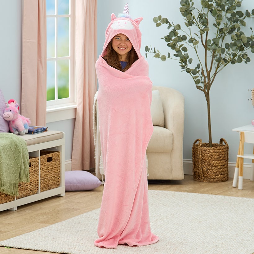 Kids' Character Hooded Fleece Throw