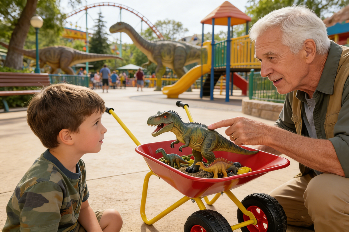 Children's metal trolley, Load-bearing capacity: 33LBS,children's heavy vehicle, metal structure two-wheeled trolley, steel pallet, can be used in gardens, loading leaves, soil, sand, etc. (red) - image 12