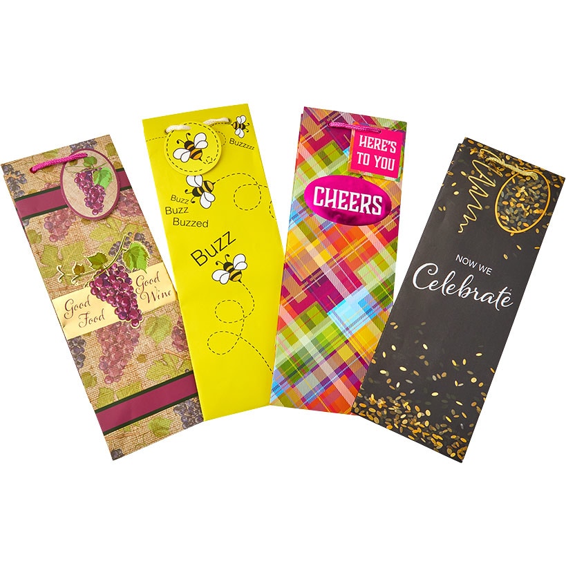 Wine Gift Bag Set - 4-Pk.