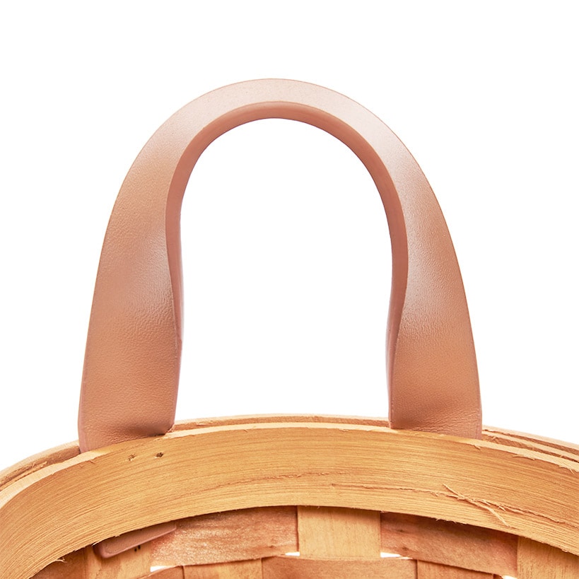 Decorative Grocery Plastic Bag Dispenser - Woven Design