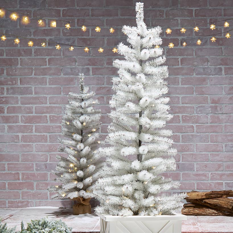 Outdoor Lighted Tinsel Tree 36 or 48 Inches