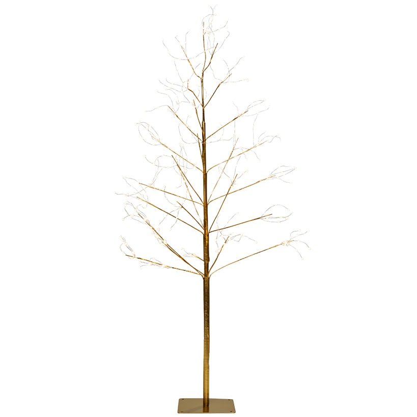 Golden Lighted LED Tree