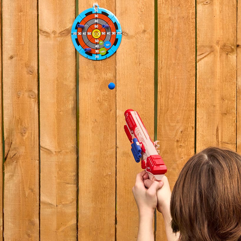 Airplane Launcher And Foam Ball Dart Blaster Gun Kids Fun Shooting Set