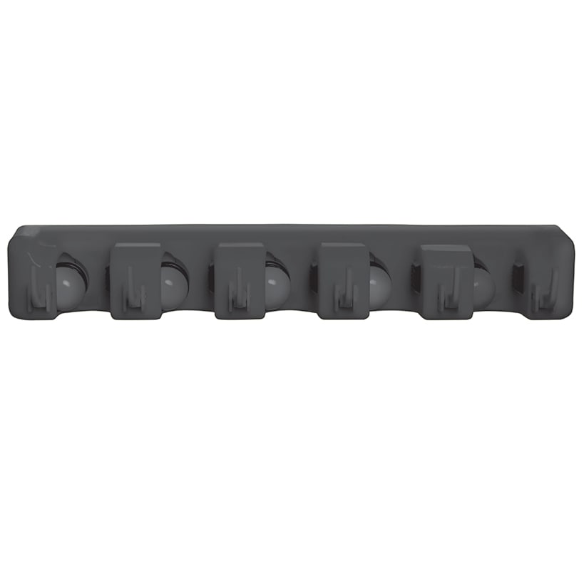5-Slot Mop and Broom Wall Organizer