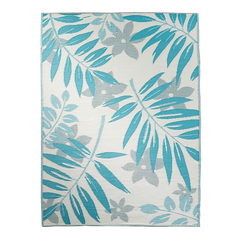 Outdoor Hibiscus Patio Rug