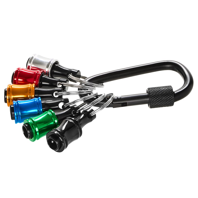6 Color Drill Extension Bit Holder, 1/4 inch Hex Shank