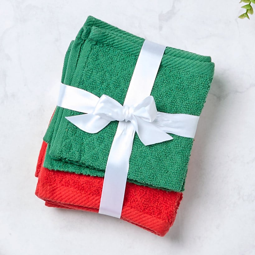 Cotton Washcloth 6 Piece Set