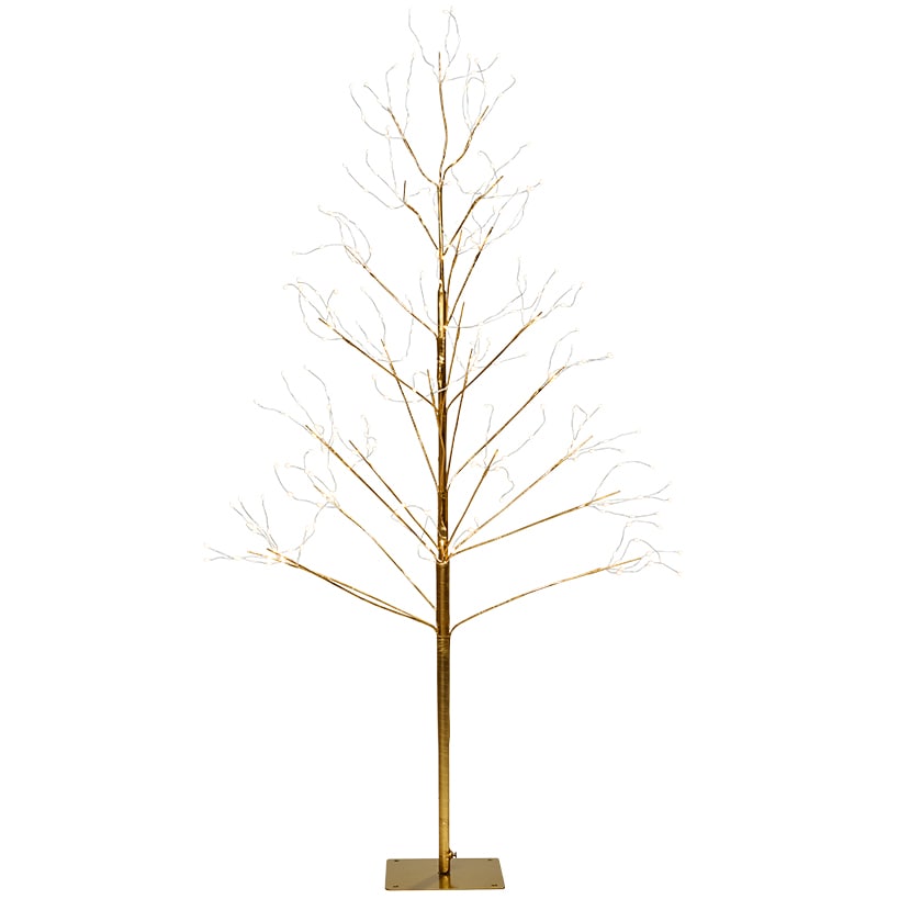 Golden Lighted LED Tree