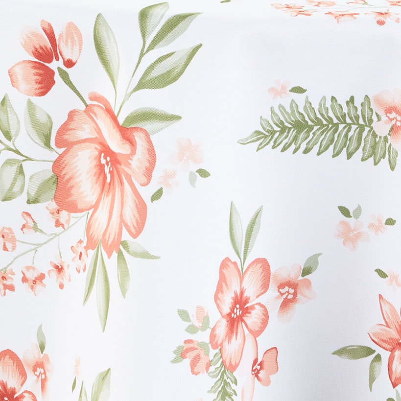 Outdoor Patio Tablecloth with Umbrella Hole and Zip: Round or Rectangular