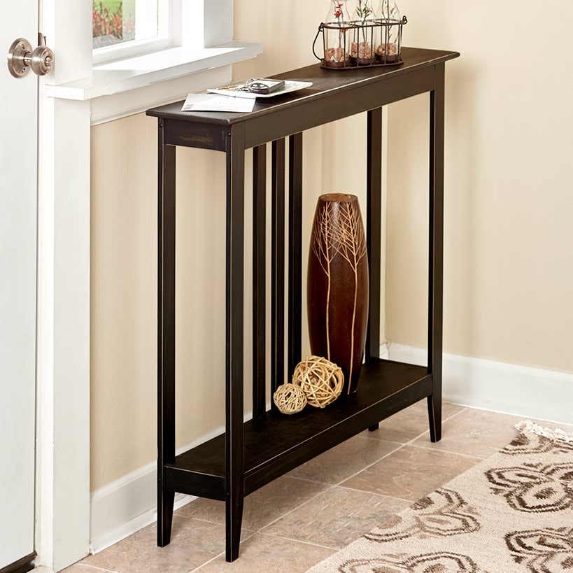 Narrow Entryway Wood Console Accent Table - 32"H