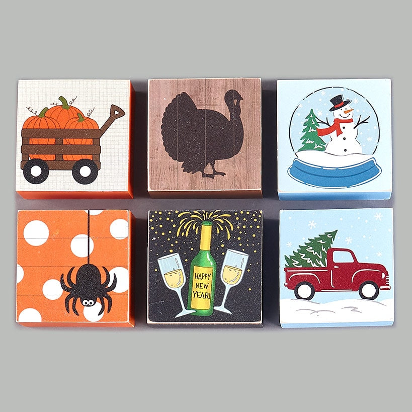 Alphabet Tiles or Seasonal Icon Sets