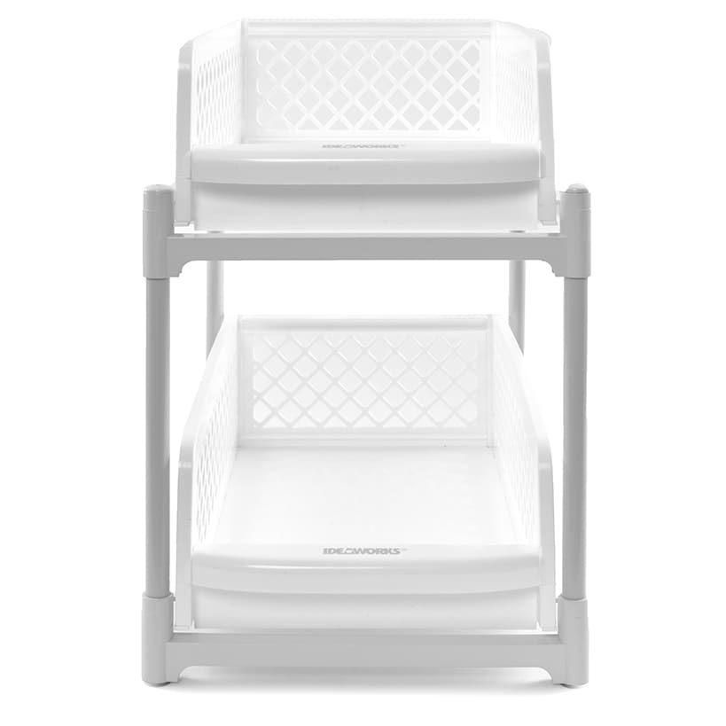 Plastic Sliding Drawer Cabinet Baskets for Kitchen or Bathroom