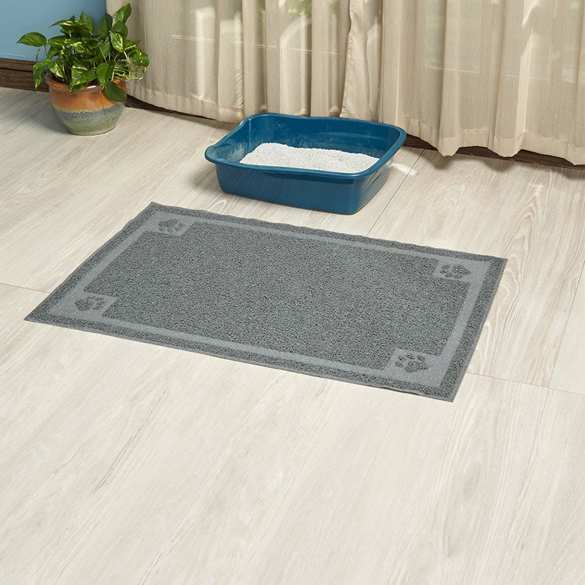 Cat Litter Box Mat - Oversized, Non-Slip, Durable, Easy Cleanup