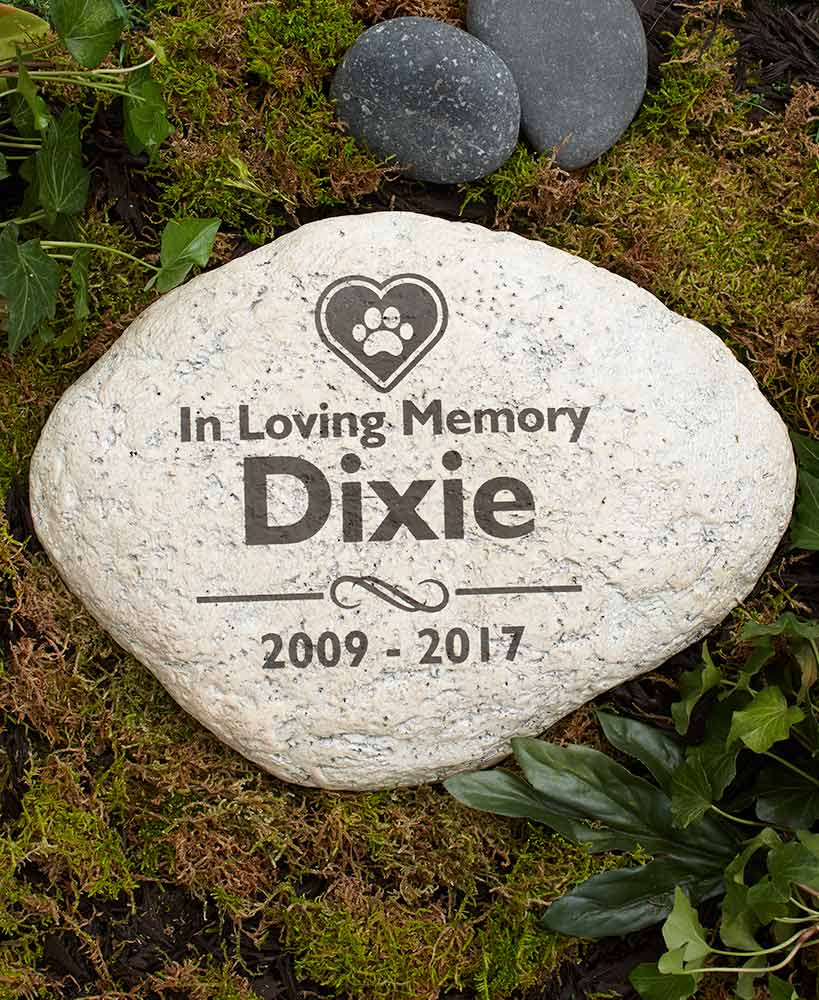 Personalized Pet Memorial Garden Stone