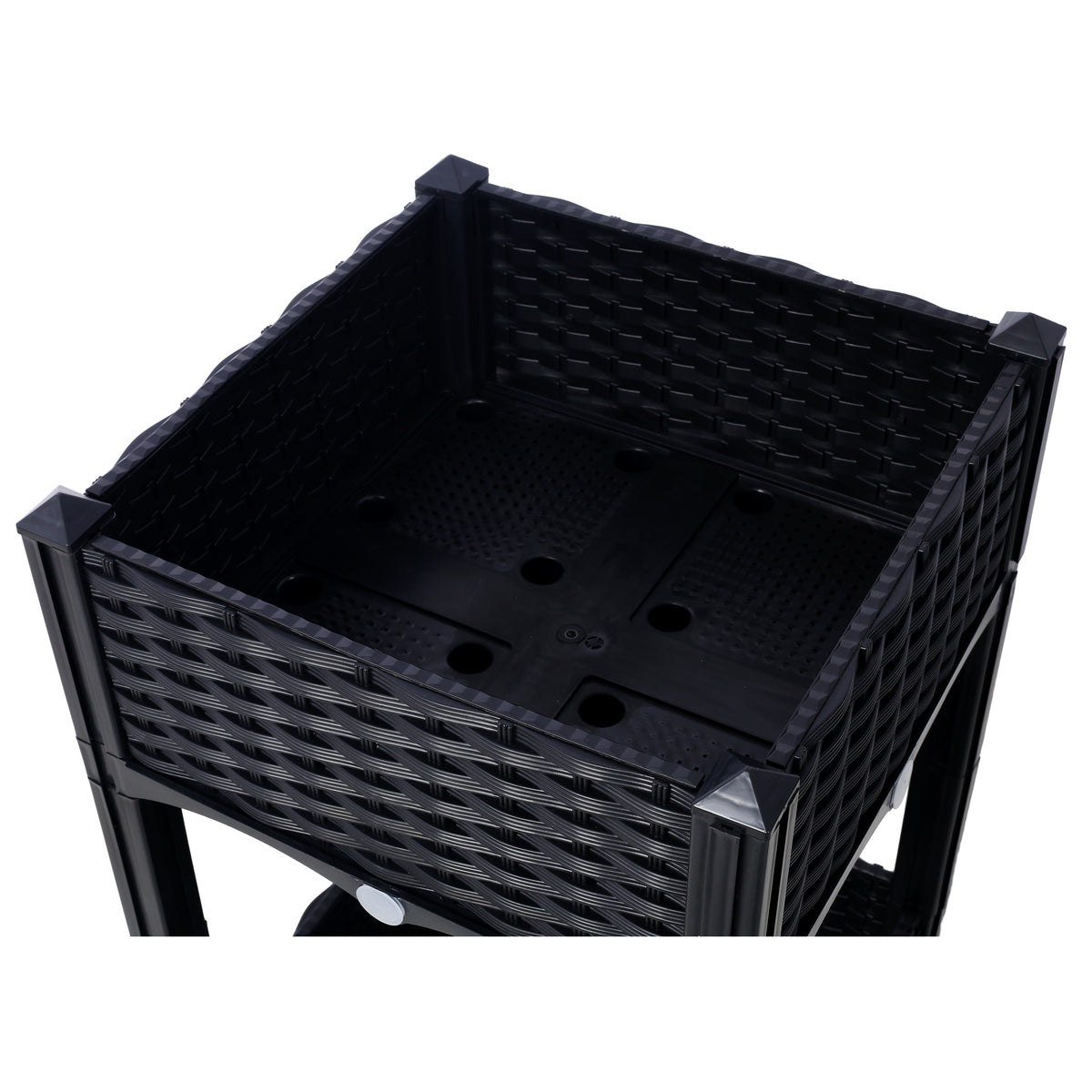 Planter Raised Beds - Elevated Planter Garden Box with Drainage Plug Raised Garden Beds for Vegetable/Flower/Herb Outdoor Standing Planter Beds Gardening Kit,Black,15.7"x15.7"x27.7"
Downloads: 0
P - image 9
