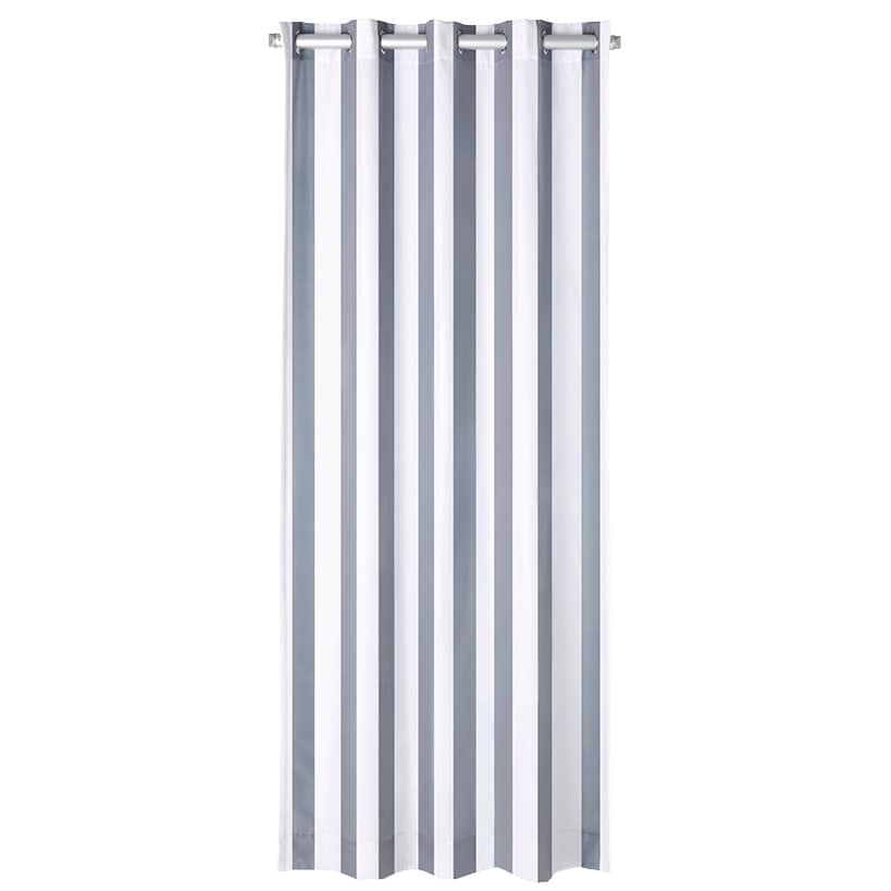Outdoor Cabana Stripe Window Panel with Grommets