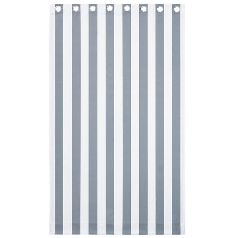 Outdoor Cabana Stripe Window Panel with Grommets