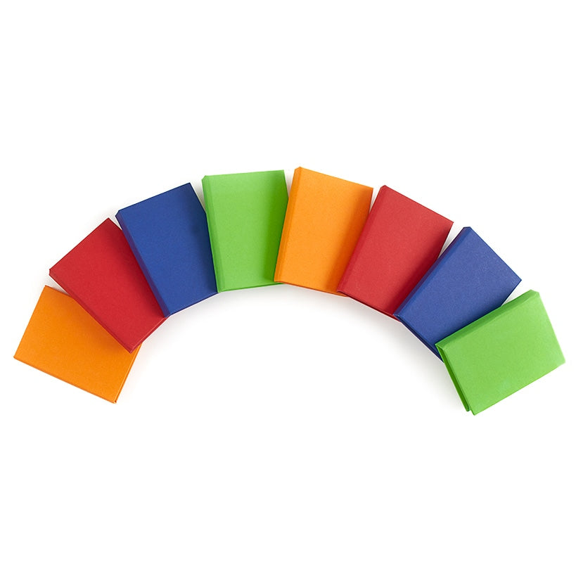Multicolored Mini Sticky Notepads - Set of 8