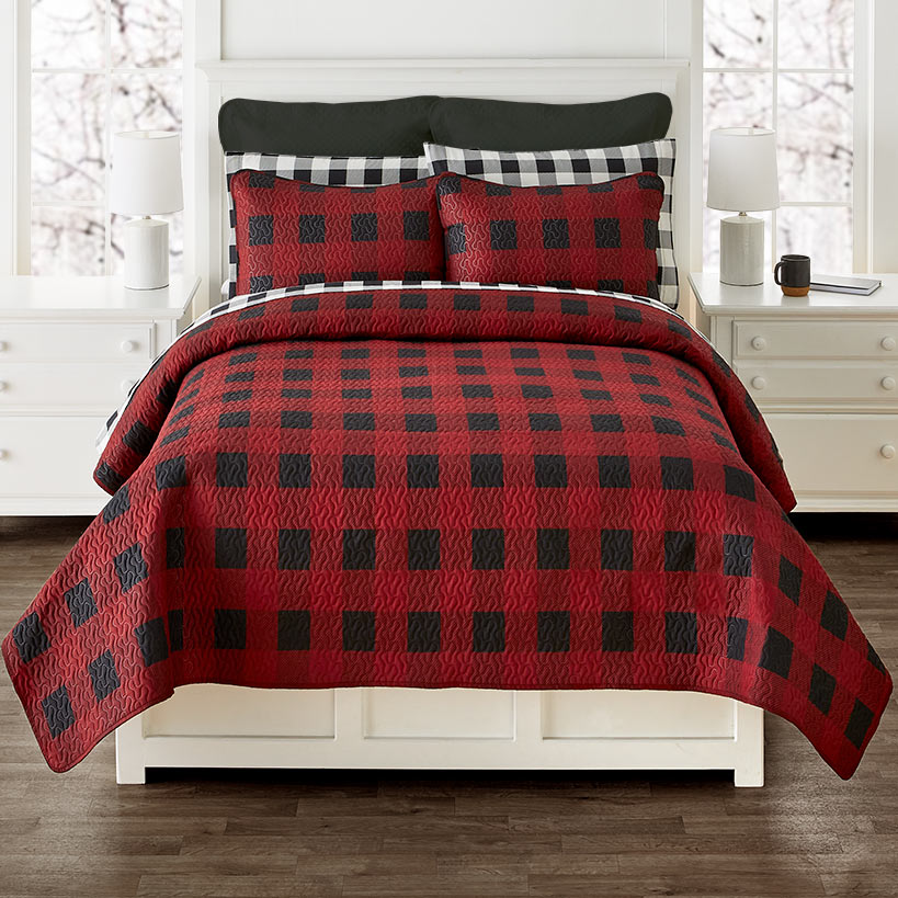 Buffalo Check Full/Queen Quilt Set