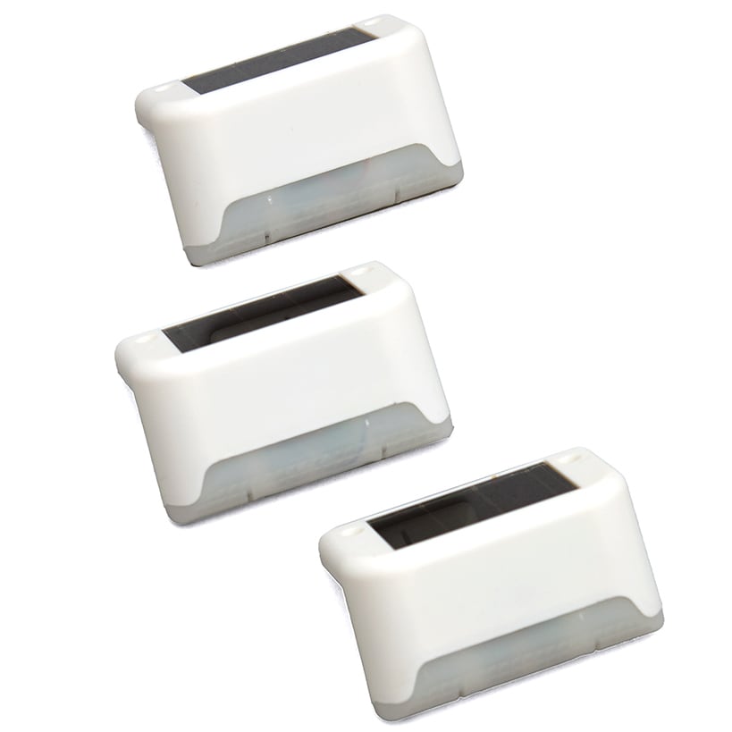 Solar LED Deck Lights Set of 3