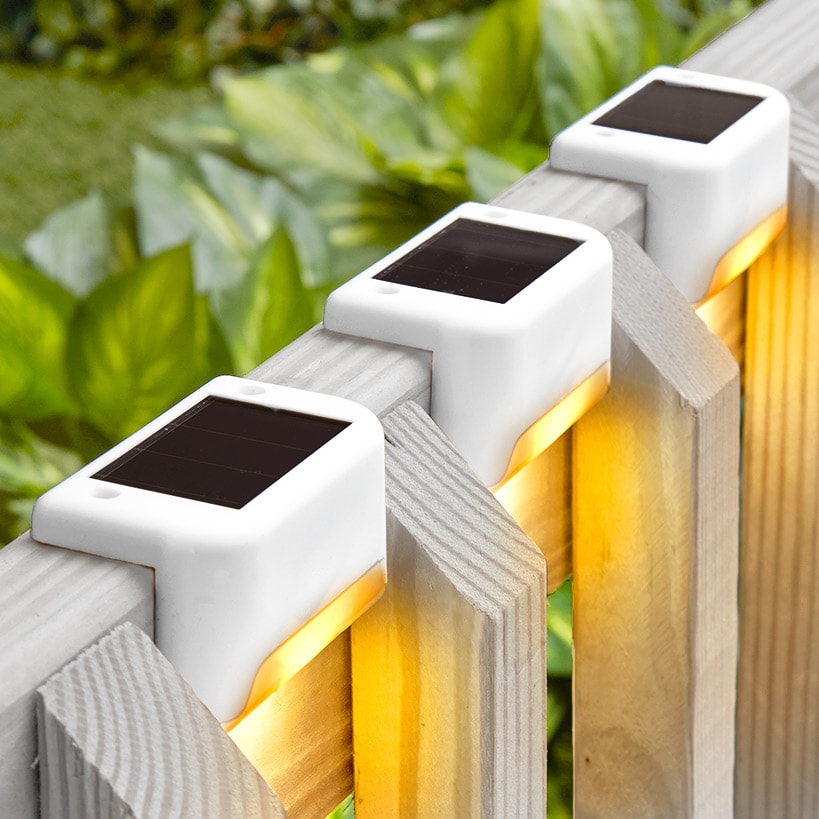 Solar LED Deck Lights Set of 3