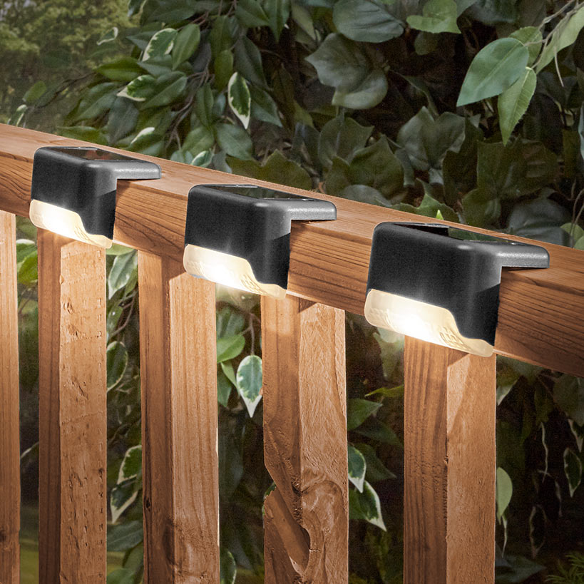 Solar LED Deck Lights Set of 3