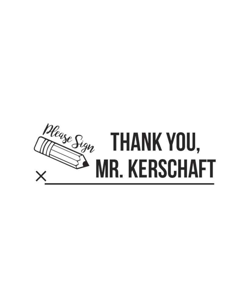 Personalized Teacher Stamps