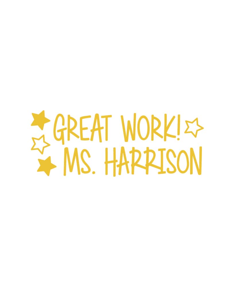 Personalized Teacher Stamps