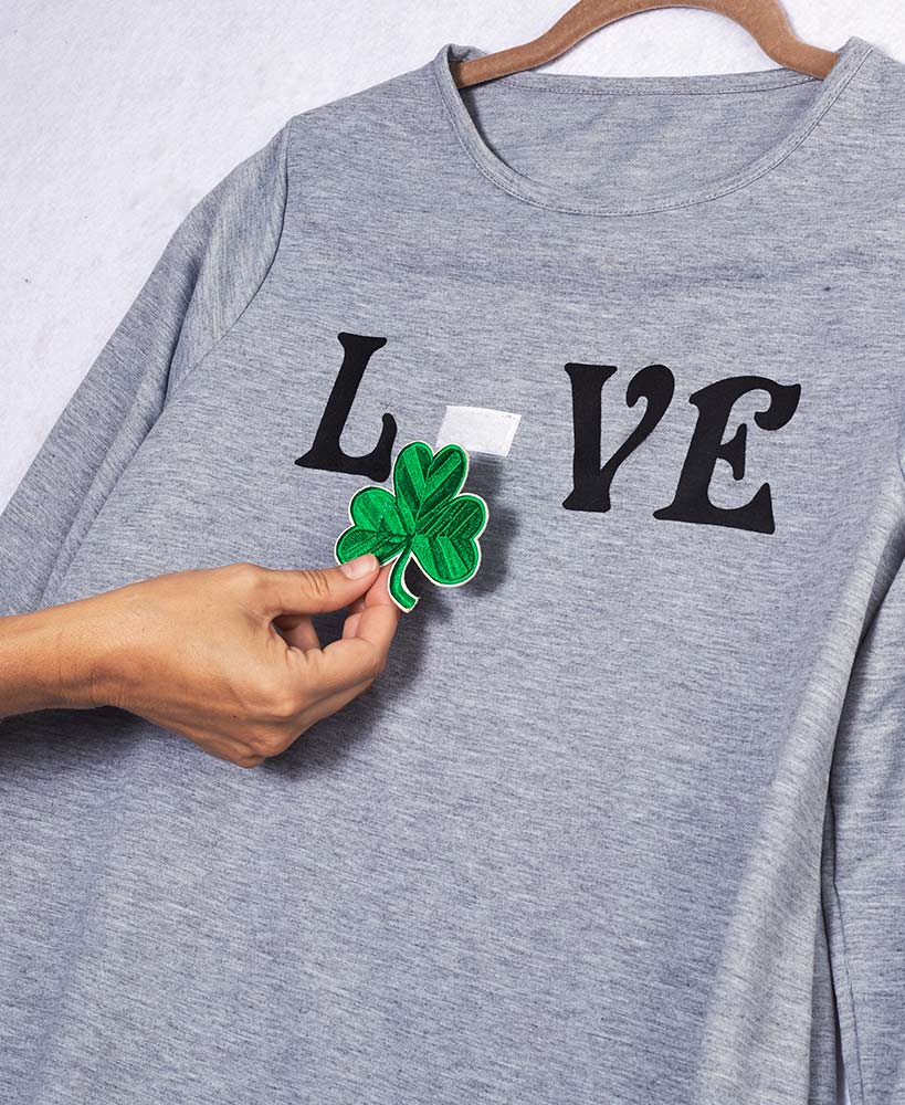 Women's Holiday Top with Interchangeable Patches#select-item_spring-holiday-patches