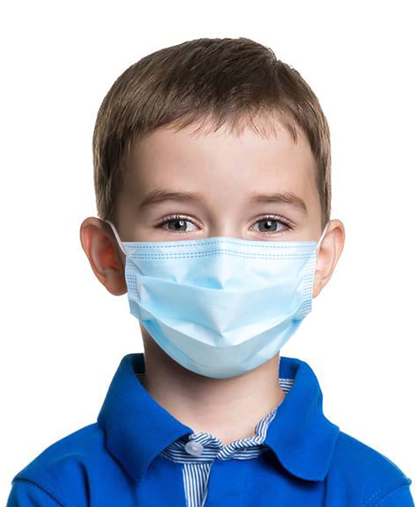 Set of 50 Disposable Kids' Face Masks