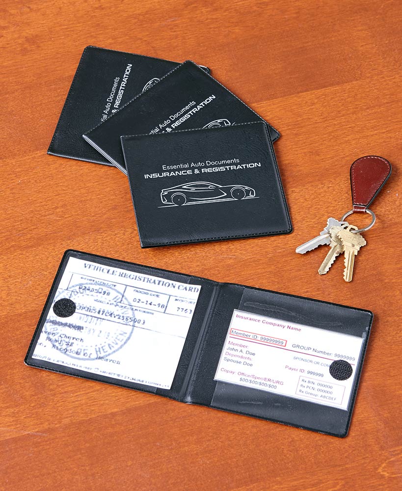 Car Registration and Insurance Wallets