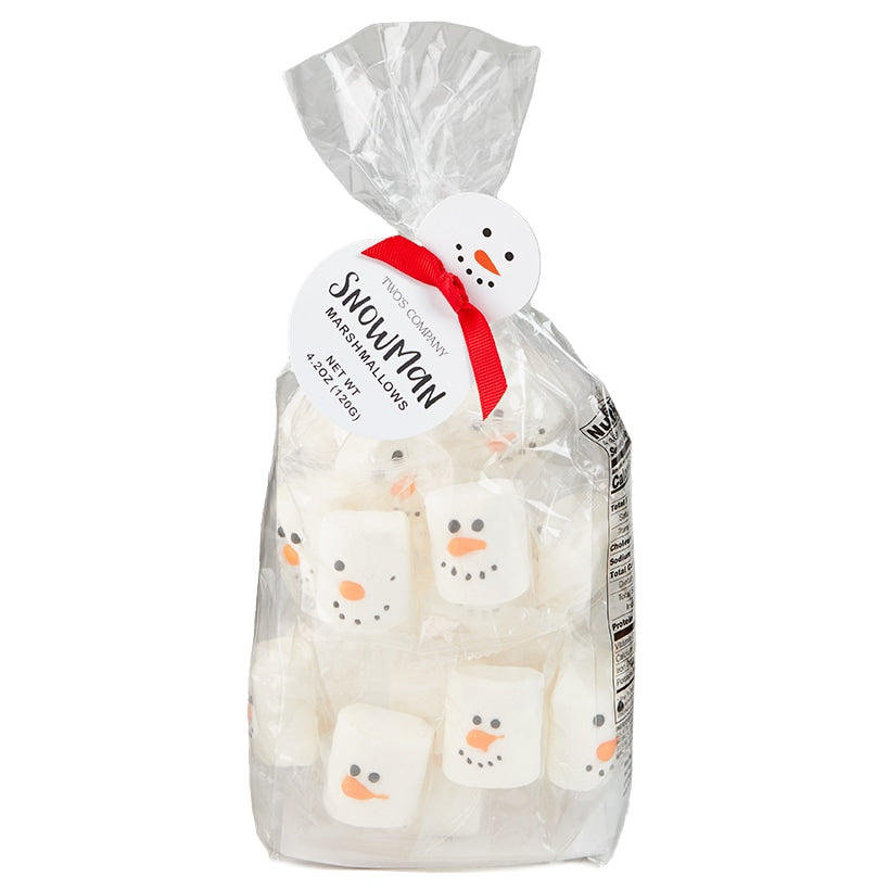 Christmas Marshmallow Snowman Candy Gift Bag