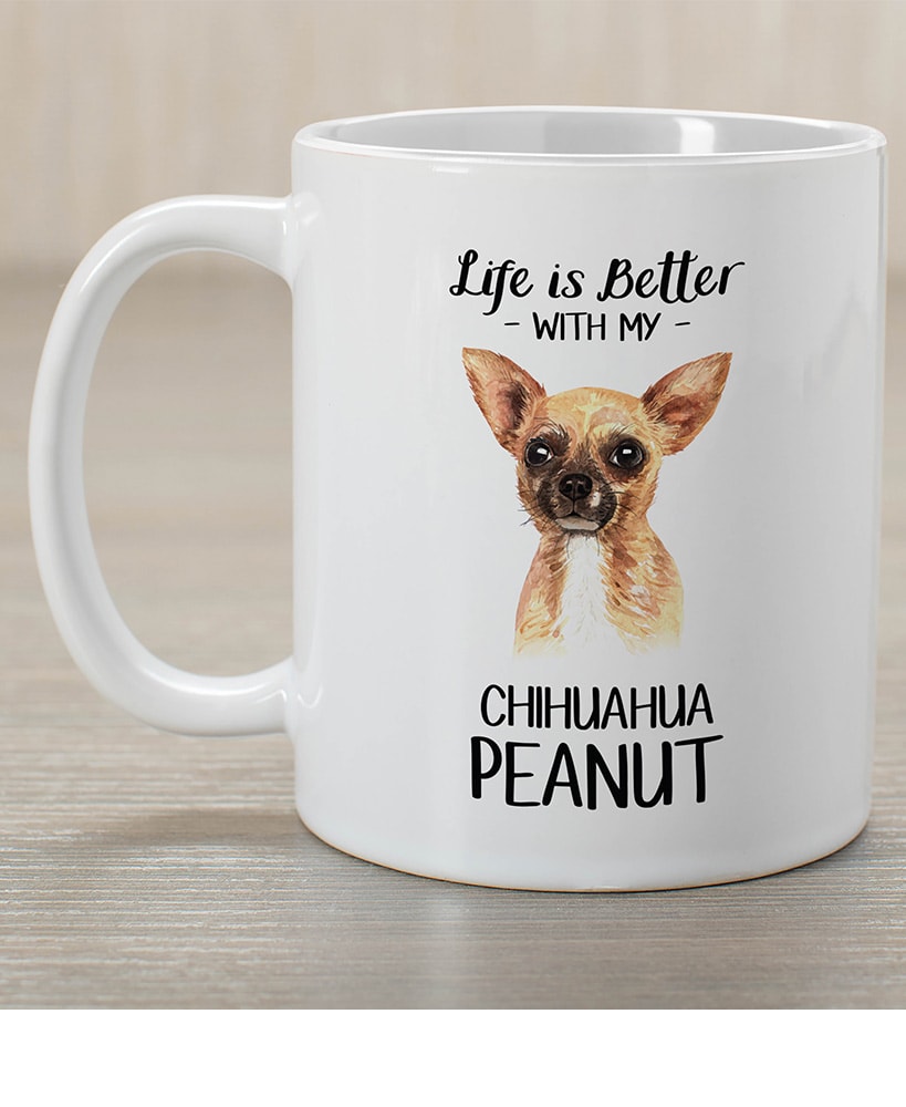 Personalized Dog Breed T-Shirt or Mug