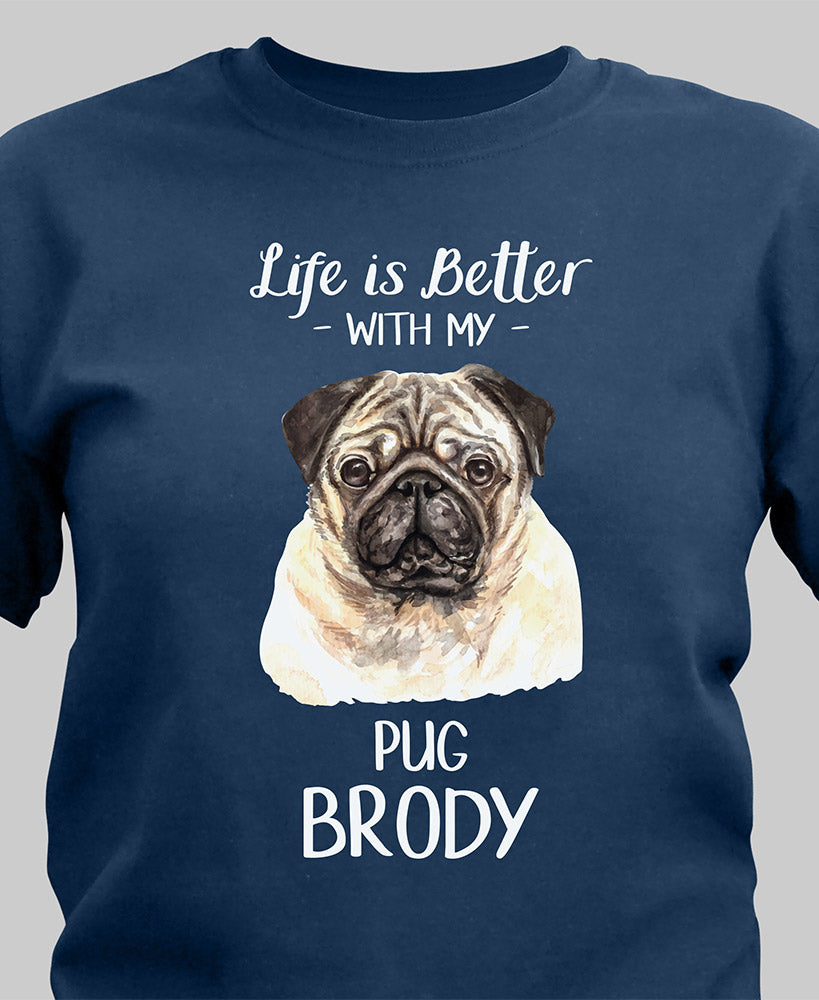 Personalized Dog Breed T-Shirt or Mug