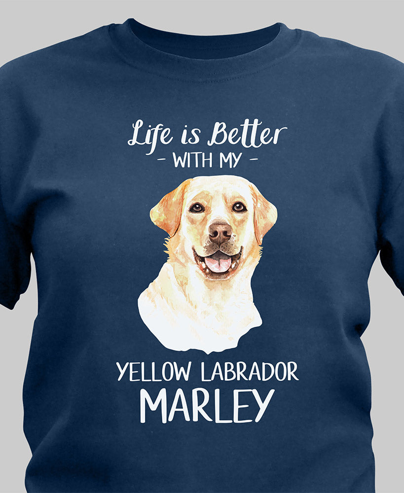 Personalized Dog Breed T-Shirt or Mug