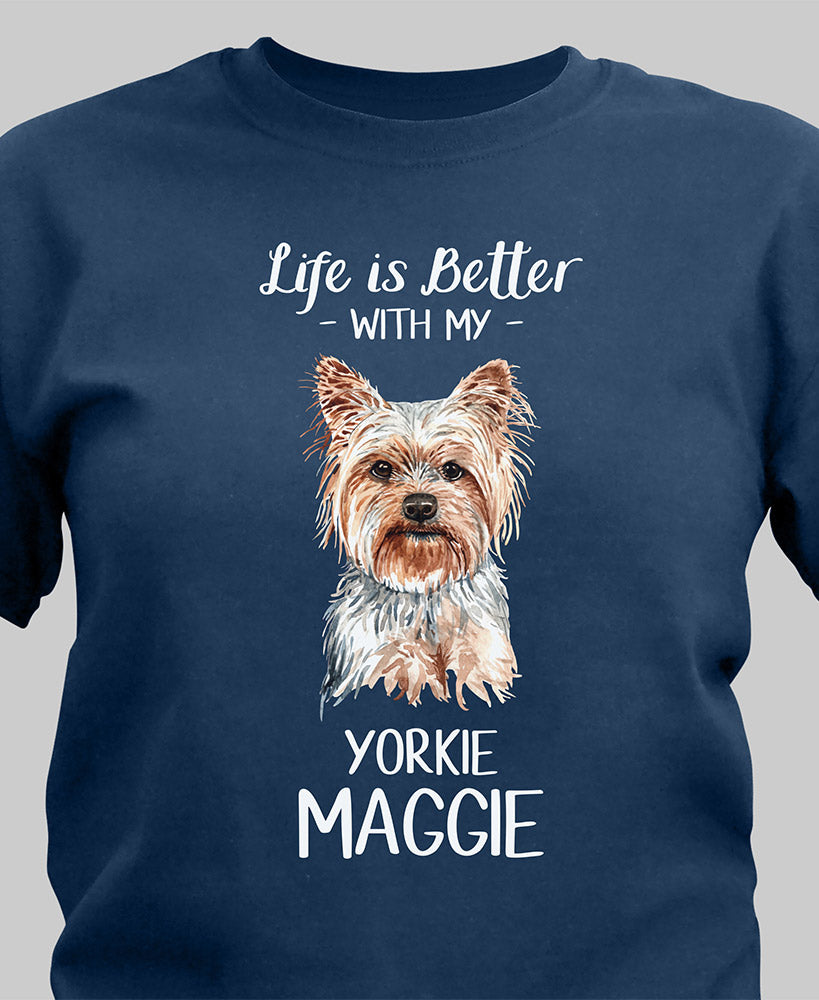 Personalized Dog Breed T-Shirt or Mug