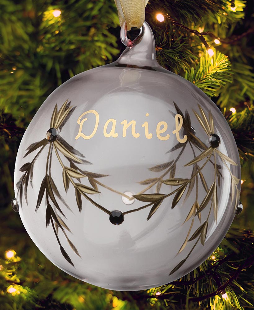 Personalized Birthstone Ornament