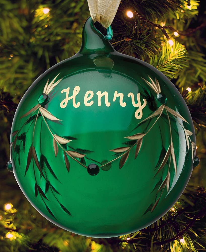 Personalized Birthstone Ornament