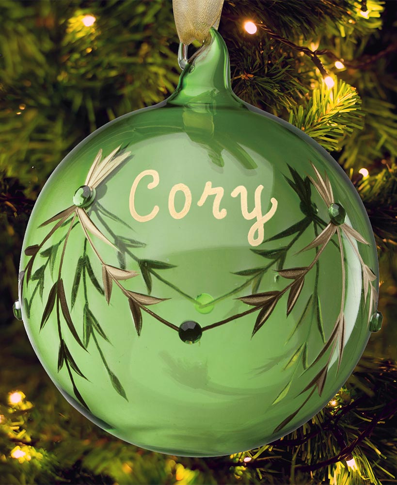 Personalized Birthstone Ornament