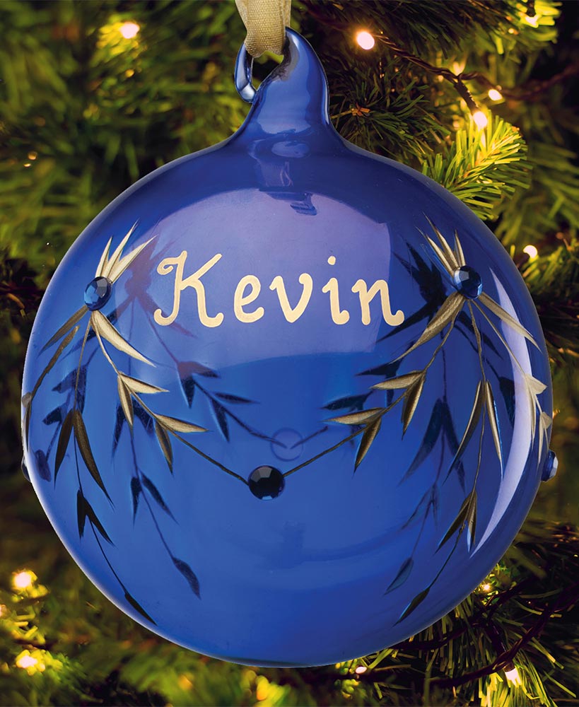 Personalized Birthstone Ornament