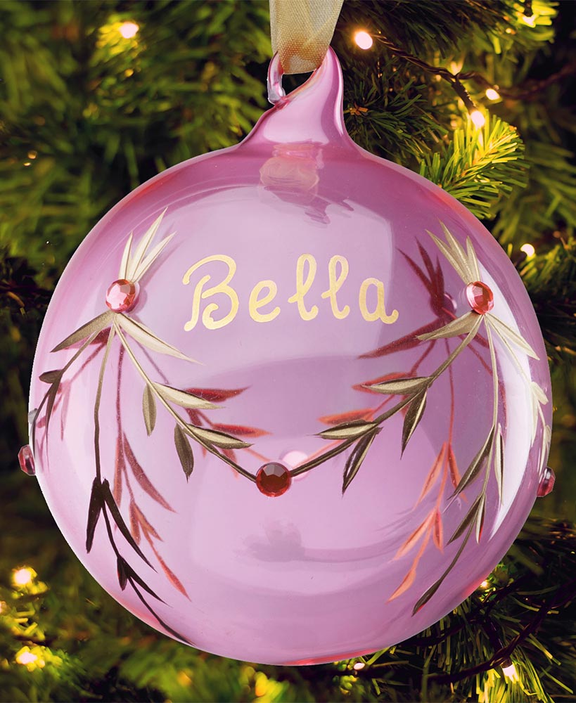 Personalized Birthstone Ornament
