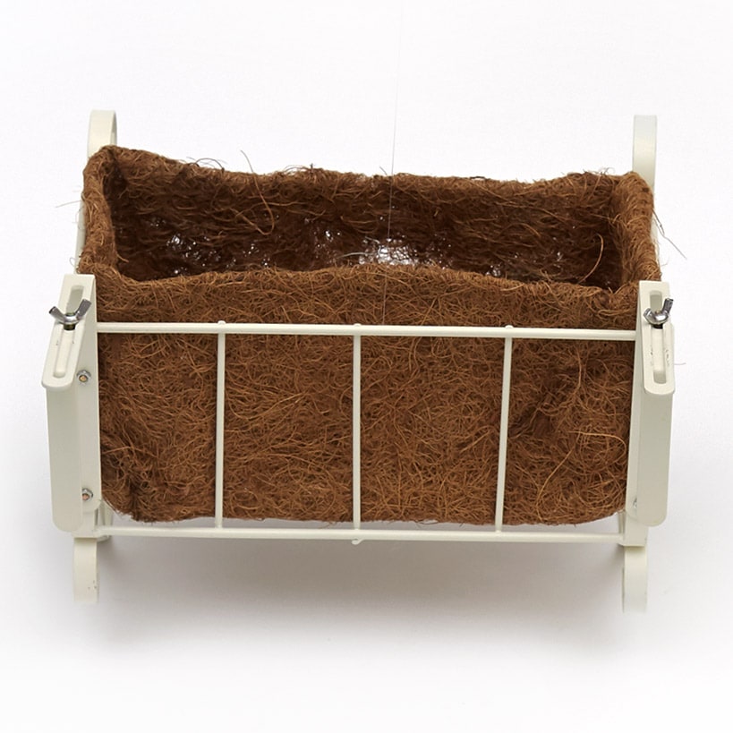 Decorative Fence and Rail Planters for Outdoor Flowers