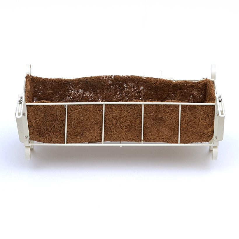 Decorative Fence and Rail Planters for Outdoor Flowers