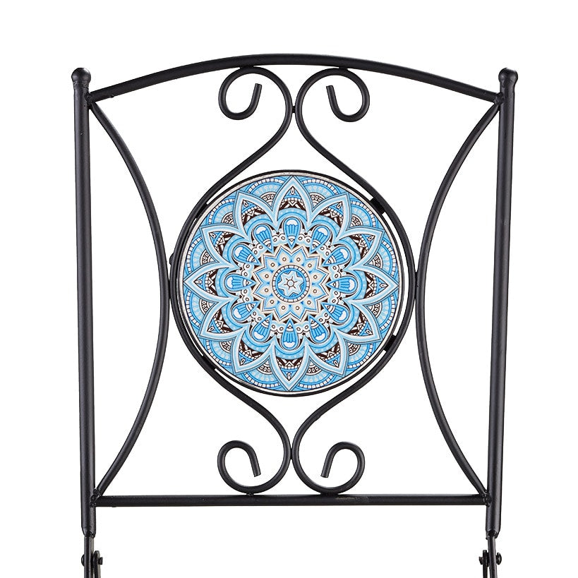 Metal Mosaic Outdoor Chair#select-color_black
