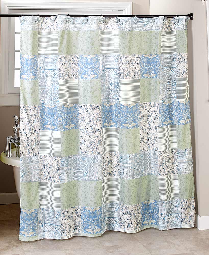 Madeleine Bathroom Rug, Hand Towels or Shower Hooks Set of 12