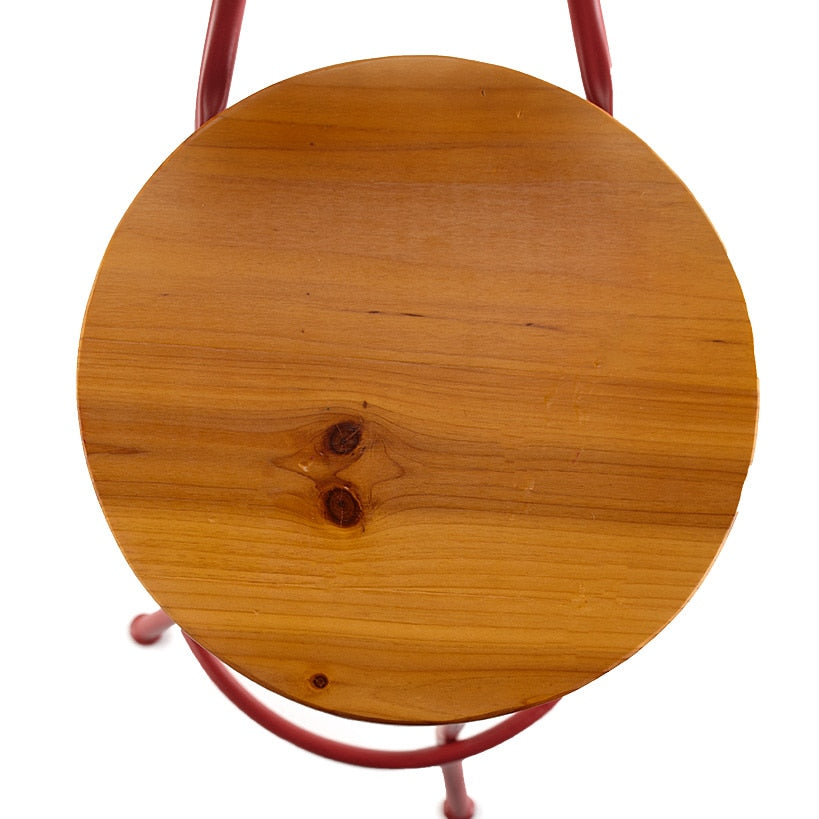 Adjustable Swivel Stool with Back