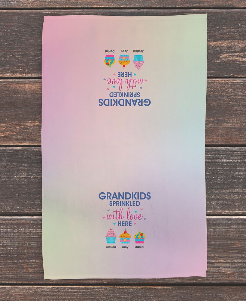 Personalized Grandkids Sprinkled with Love Kitchen Collection