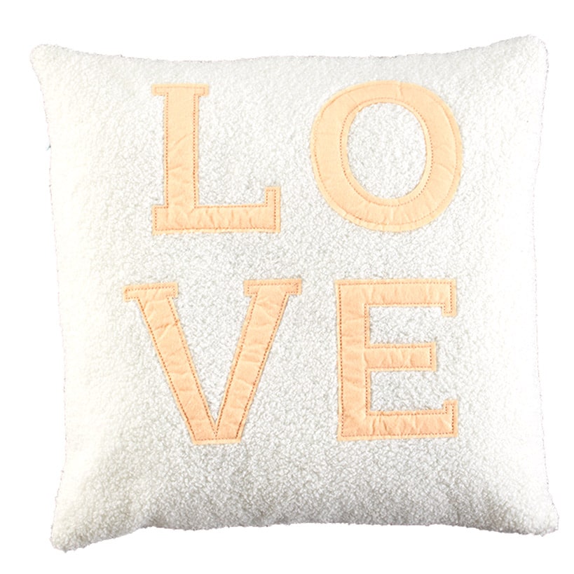 Sherpa Decorative Pillow with Sentiment
